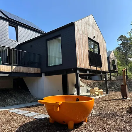Living Lodges - Designer Lodge - Scandi Lodge Durbuy Extérieur photo